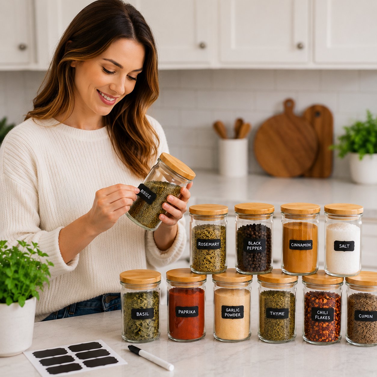 image-of-a-lady-labelling-containers
