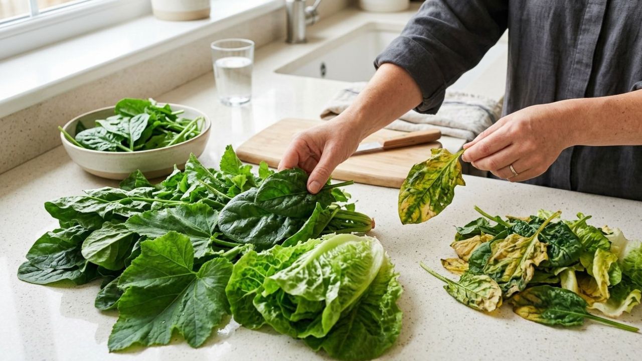 image-showing-the-sorting-and-removing-of-demaged-leafy-vegetables
