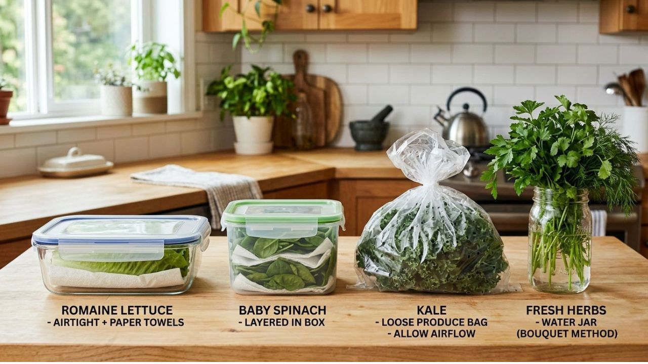 storage-methods-for-different-greens